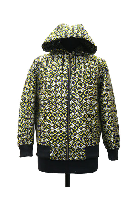 Neon Checkerboard Hoodie
